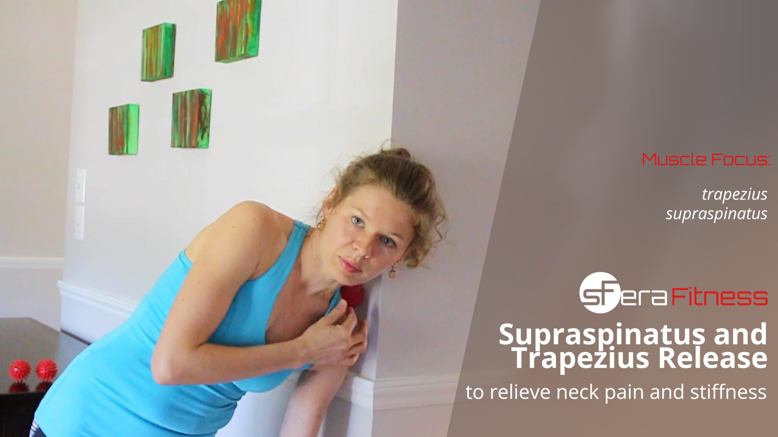 Relieve Neck and Shoulder Pain by Releasing Trapezius and Supraspinatus
