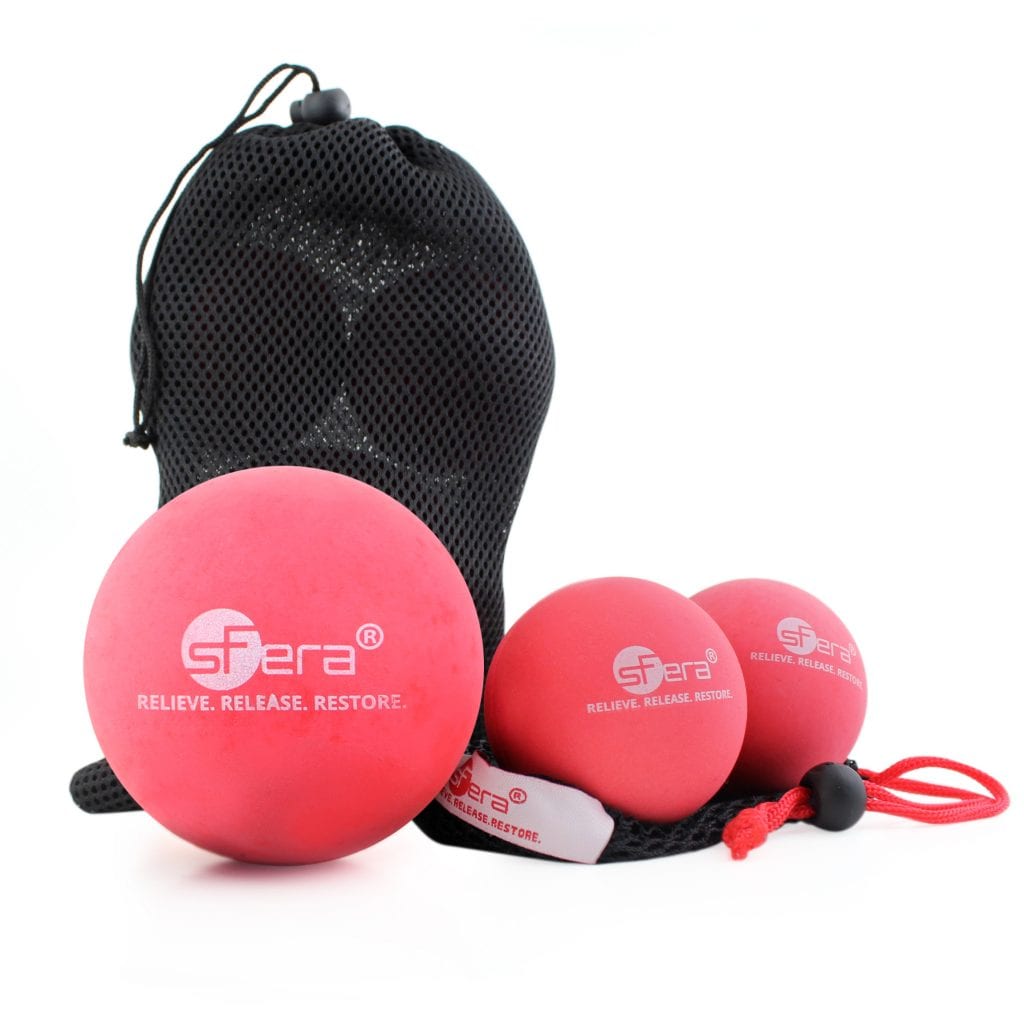Firm Yoga Massage Balls for Deep Tissue Release sFera Fitness