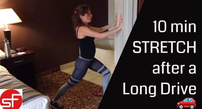 Stretch and Release Muscles after a Long Drive: Back, Hips and Shoulders 